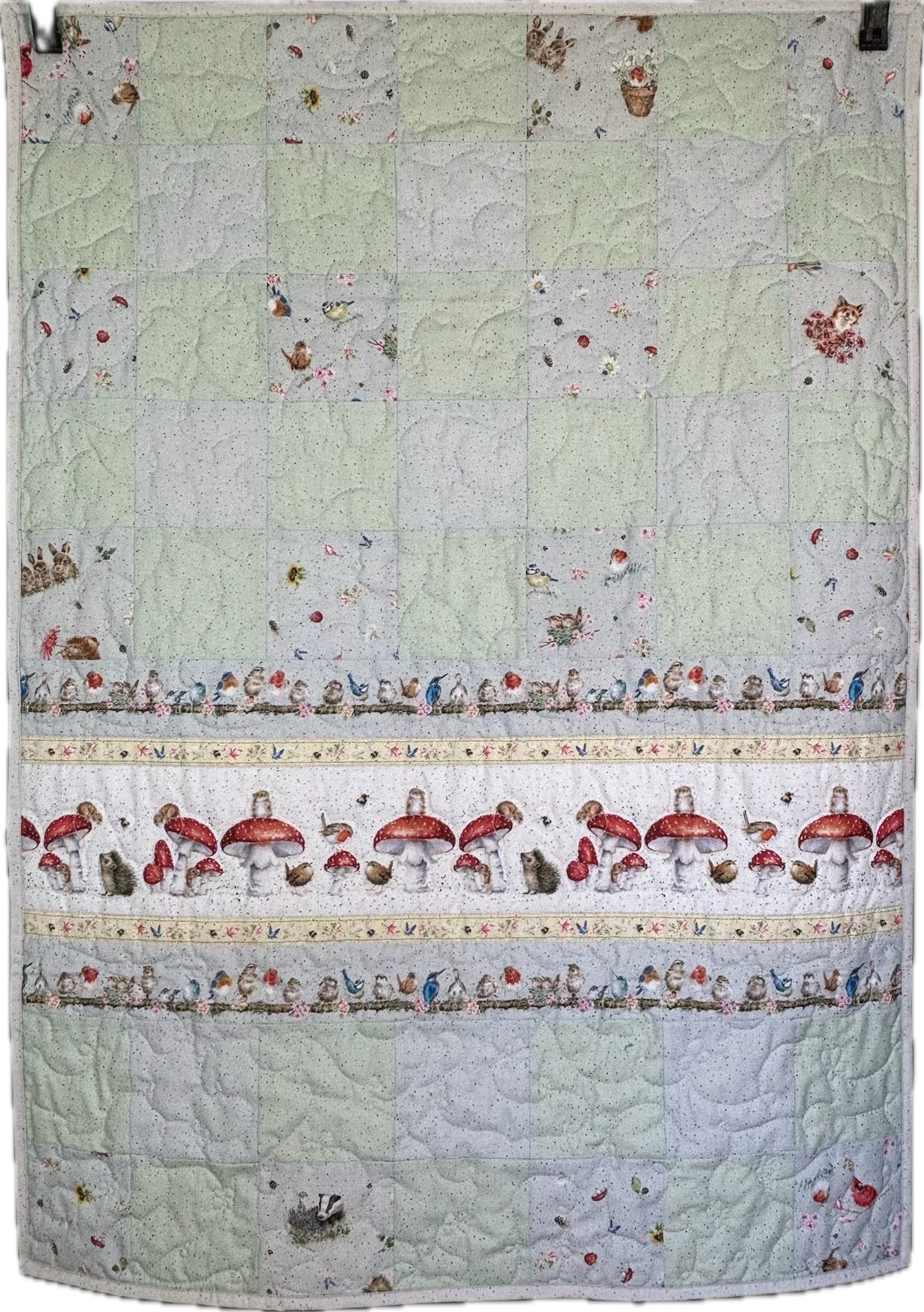 Green Toddler/Baby Quilt