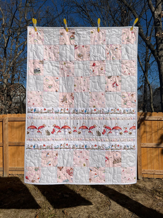 Pink Toddler/Baby Quilt