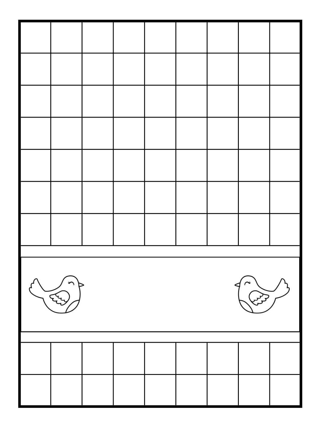 Birdie Quilt Coloring Pages